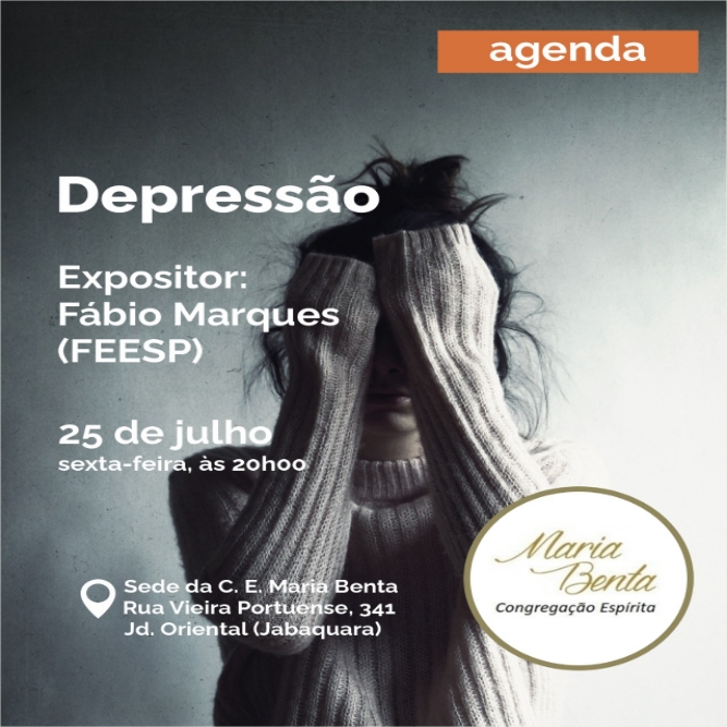 Depressao Palestra - Congregação Espírita Maria Benta