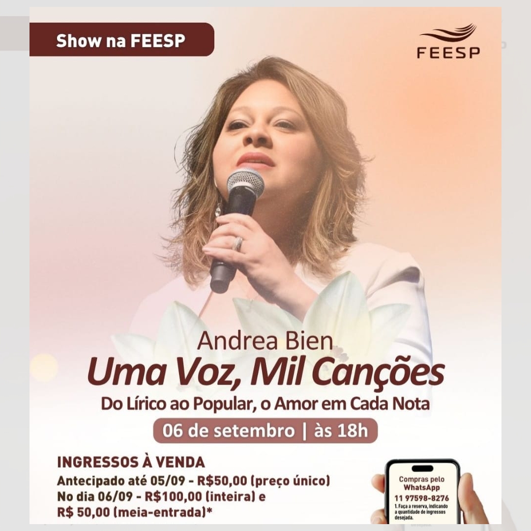 Show FEESP Uma voz mil cancoes - Congregação Espírita Maria Benta
