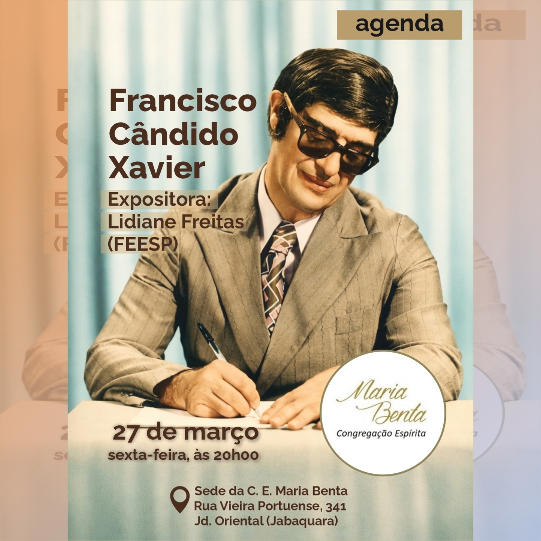 Chico Xavier Palestra - Congregação Espírita Maria Benta