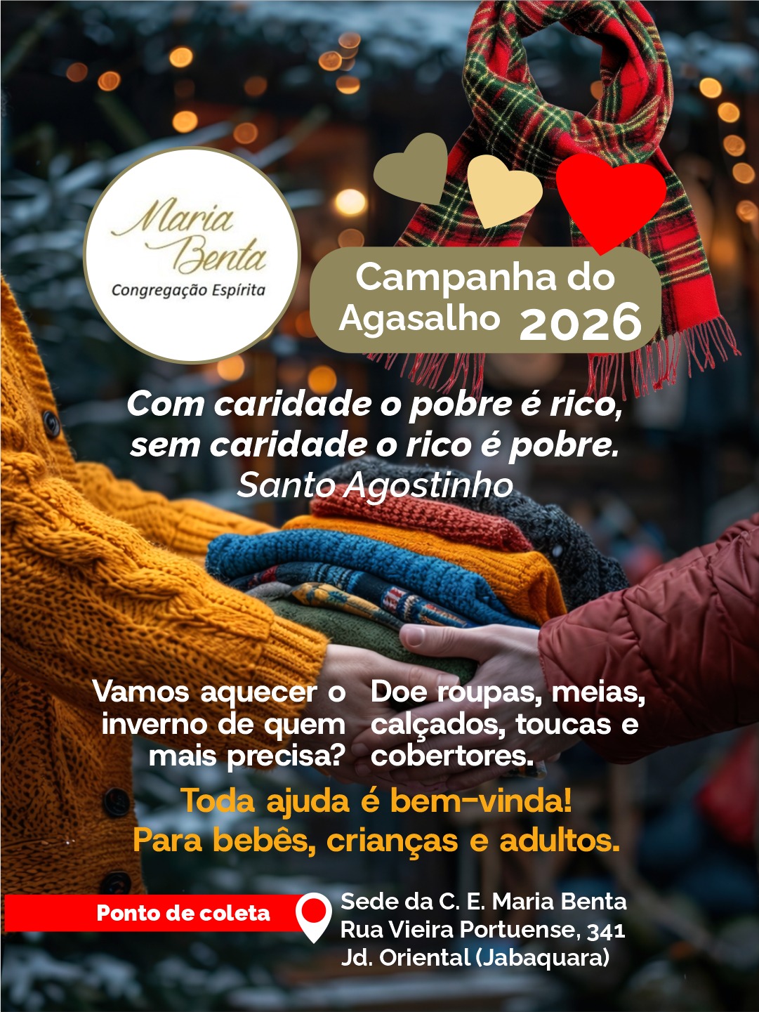 CampanhaDoAgasalho 2026 1 - Congregação Espírita Maria Benta