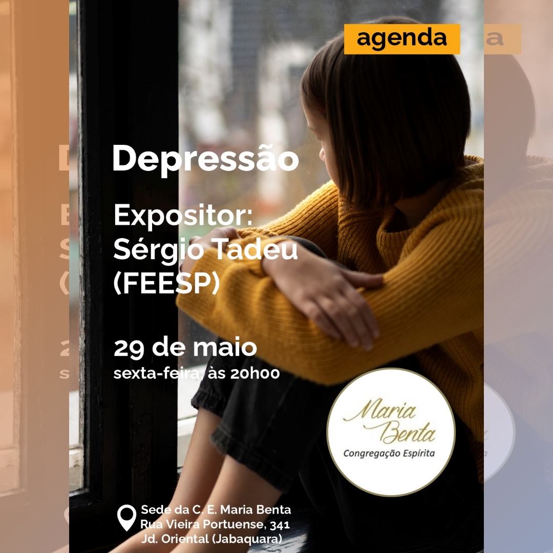 convite para a palestra de sergio tadeu de 29/05/2026 tema depressao