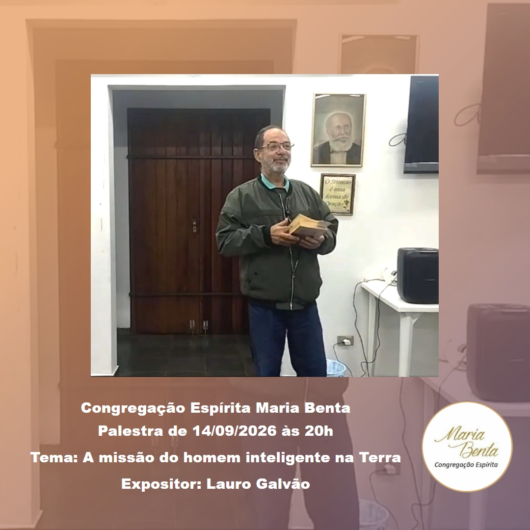 A funcao do homem inteligente - Congregação Espírita Maria Benta